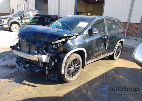 2019 Toyota Highlander Se from USA, damaged, VIN 5TDJZRFH4KS969764